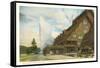 Old Faithful Inn, Yellowstone Park, Montana-null-Framed Stretched Canvas