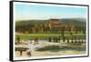 Old Faithful Inn, Yellowstone Park, Montana-null-Framed Stretched Canvas