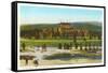 Old Faithful Inn, Yellowstone Park, Montana-null-Framed Stretched Canvas