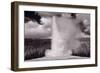 Old Faithful Yellowstone BW-Steve Gadomski-Framed Photographic Print