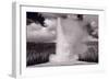 Old Faithful Yellowstone BW-Steve Gadomski-Framed Photographic Print