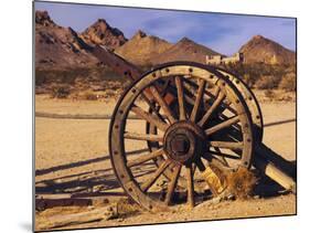 Old Farm Equipment, Ghost Town, Rhyolite, Nevada, USA-Michel Hersen-Mounted Photographic Print