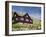 Old Farm House with Sod Roof, Kirkjubor Village, Faroe Islands, Denmark-Cindy Miller Hopkins-Framed Premium Photographic Print