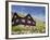 Old Farm House with Sod Roof, Kirkjubor Village, Faroe Islands, Denmark-Cindy Miller Hopkins-Framed Photographic Print