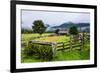 Old Farm in a Moody Atmosphere, West Coast around Haast, South Island, New Zealand, Pacific-Michael Runkel-Framed Photographic Print