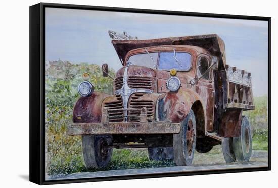 Old Farm Truck, 2008-Anthony Butera-Framed Stretched Canvas