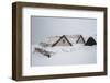 Old Farmhouse Lauf‡s, Coast Eyjafjšrdur, North of Akureyri, Noth Iceland-Julia Wellner-Framed Photographic Print