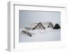 Old Farmhouse Lauf‡s, Coast Eyjafjšrdur, North of Akureyri, Noth Iceland-Julia Wellner-Framed Photographic Print