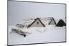 Old Farmhouse Lauf‡s, Coast Eyjafjšrdur, North of Akureyri, Noth Iceland-Julia Wellner-Mounted Photographic Print