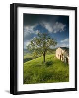 Old Farmhouse, Pergusa, Enna, Sicily, Italy-Walter Bibikow-Framed Photographic Print