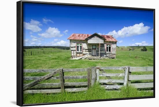 Old Farming Cottage, West Coast, Northland, North Island, New Zealand, Pacific-Michael-Framed Photographic Print