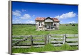 Old Farming Cottage, West Coast, Northland, North Island, New Zealand, Pacific-Michael-Framed Photographic Print