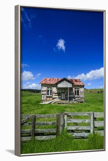 Old Farming Cottage, West Coast, Northland, North Island, New Zealand, Pacific-Michael-Framed Photographic Print