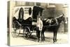 Old Fashioned Bakery Wagon-null-Stretched Canvas
