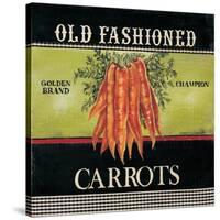 Old Fashioned Carrots-Kimberly Poloson-Stretched Canvas