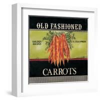 Old Fashioned Carrots-Kimberly Poloson-Framed Art Print