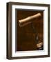 Old-Fashioned Corkscrew Uncorking Bottle-Steve Lupton-Framed Photographic Print