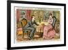 Old Fashioned Glue Ad-null-Framed Art Print