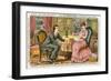 Old Fashioned Glue Ad-null-Framed Art Print