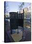 Old Fashioned Outdoor Lavatory or Pissoir, Amsterdam, Netherlands, Europe-Amanda Hall-Stretched Canvas