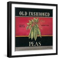 Old Fashioned Peas-Kimberly Poloson-Framed Art Print