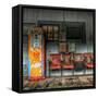 Old Fashioned Petrol Station in America-Florian Raymann-Framed Stretched Canvas