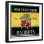 Old Fashioned Radishes-Kimberly Poloson-Framed Art Print