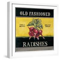 Old Fashioned Radishes-Kimberly Poloson-Framed Art Print