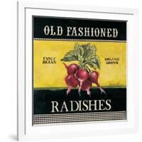 Old Fashioned Radishes-Kimberly Poloson-Framed Art Print