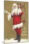 Old-Fashioned Santa Claus-null-Mounted Art Print