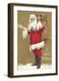 Old-Fashioned Santa Claus-null-Framed Art Print