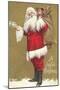 Old-Fashioned Santa Claus-null-Mounted Art Print