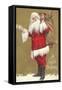 Old-Fashioned Santa Claus-null-Framed Stretched Canvas