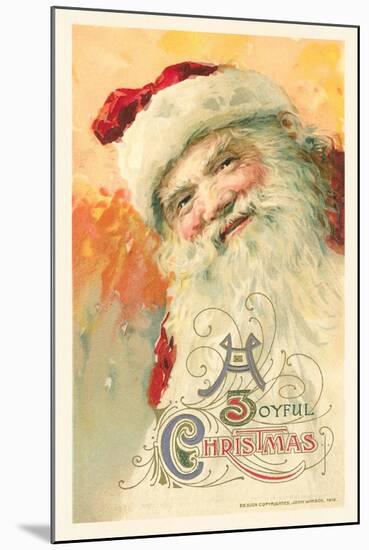 Old-Fashioned Santa Claus-null-Mounted Art Print