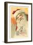 Old-Fashioned Santa Claus-null-Framed Art Print