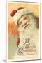 Old-Fashioned Santa Claus-null-Mounted Art Print