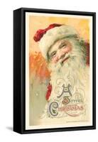 Old-Fashioned Santa Claus-null-Framed Stretched Canvas