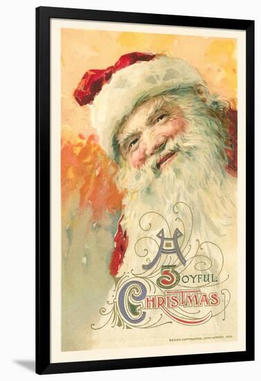 Old-Fashioned Santa Claus-null-Framed Art Print