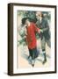 Old-Fashioned Skaters-null-Framed Art Print