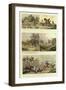 Old Fashioned Sporting Pictures, and the Road in Byegone Days-Thomas Rowlandson-Framed Premium Giclee Print