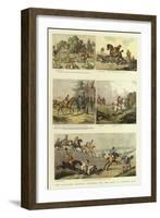 Old Fashioned Sporting Pictures, and the Road in Byegone Days-Thomas Rowlandson-Framed Giclee Print