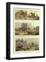 Old Fashioned Sporting Pictures, and the Road in Byegone Days-Thomas Rowlandson-Framed Giclee Print