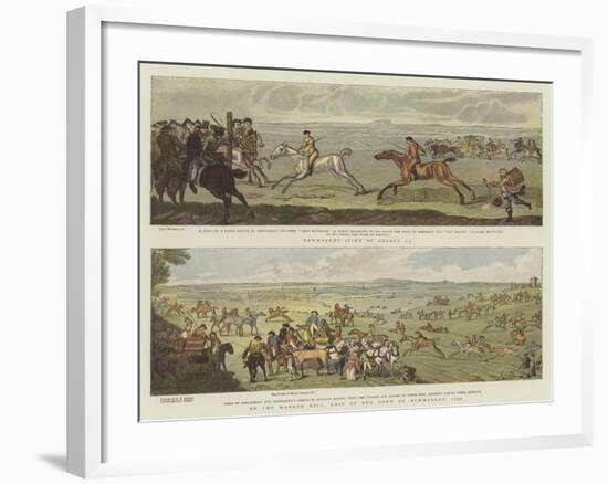 Old Fashioned Sporting Pictures, and the Road in the Byegone Days-null-Framed Giclee Print