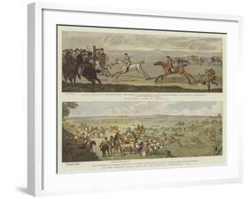 Old Fashioned Sporting Pictures, and the Road in the Byegone Days-null-Framed Giclee Print