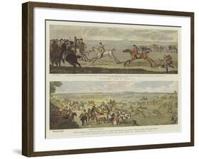 Old Fashioned Sporting Pictures, and the Road in the Byegone Days-null-Framed Giclee Print