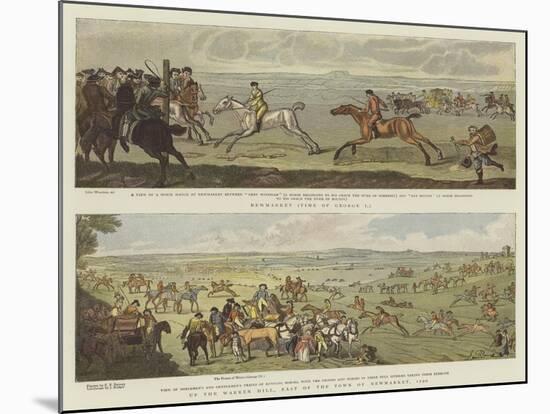 Old Fashioned Sporting Pictures, and the Road in the Byegone Days-null-Mounted Giclee Print