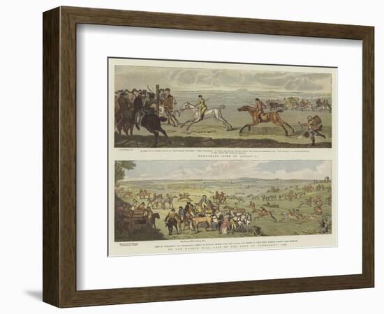 Old Fashioned Sporting Pictures, and the Road in the Byegone Days-null-Framed Giclee Print