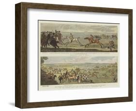 Old Fashioned Sporting Pictures, and the Road in the Byegone Days-null-Framed Giclee Print