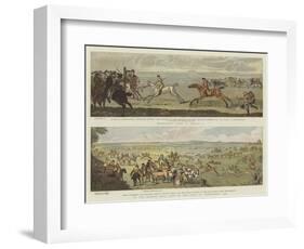 Old Fashioned Sporting Pictures, and the Road in the Byegone Days-null-Framed Giclee Print