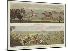 Old Fashioned Sporting Pictures, and the Road in the Byegone Days-null-Mounted Giclee Print